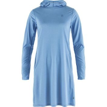 FJÄLLRÄVEN Abisko Sun-hoodie Dress W Ultramarine