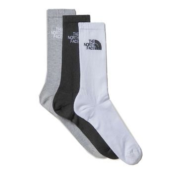 THE NORTH FACE MULTI SPORT CUSH CREW SOCK 3P, BLACK ASSORTED