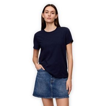 GAP 723622-09 Bavlněné tričko Tmavě modrá