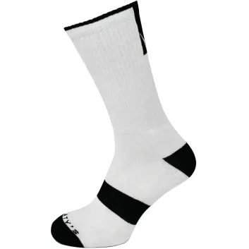 PEATYS SHREDSOCKS BLOCK WHITE / BLACK