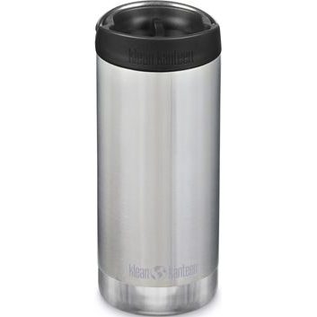 KLEAN KANTEEN TKWide w/Café Cap - Brushed Stainless 355 ml