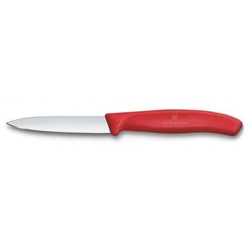 VICTORINOX Swiss Classic, paring knife, 8cm, straight, pointed tip, red