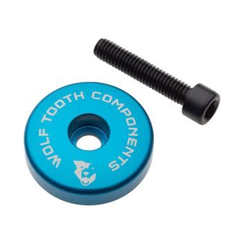 WOLF TOOTH ULTRALIGHT STEM CAP modrá + 5mm spacer