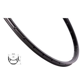 FORCE XC DISC 622x23, 32děr, černý