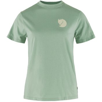 FJÄLLRÄVEN Fox Boxy Logo Tee W, Misty Green