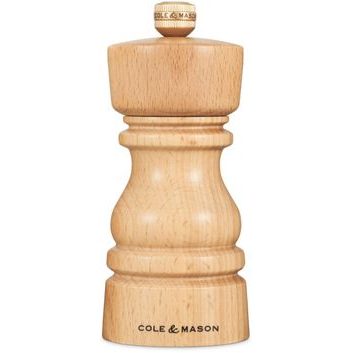 COLE&MASON London Precision+ přírodní buk 13 cm sůl