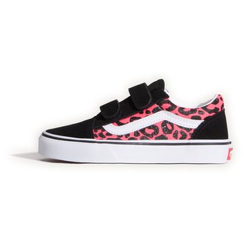 VANS Old Skool V GLITTER LEOPARD Diva Pink