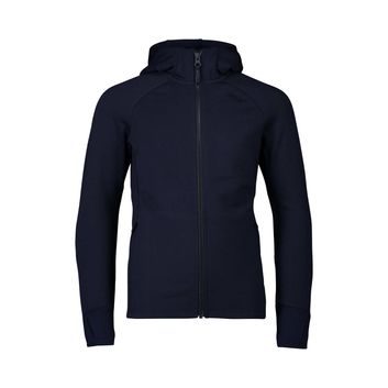 POC Merino Zip Hood Jr Turmaline Navy