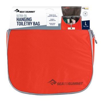 SEA TO SUMMIT Ultra-Sil Hanging Toiletry Bag Large, Spicy Orange