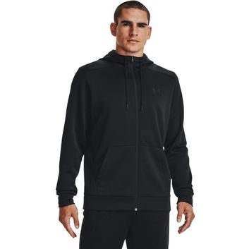UNDER ARMOUR UA Armour Fleece FZ Hoodie, Black