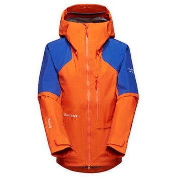 MAMMUT Eiger Nordwand Advanced HS Hooded Jacket Women eiger orange-eiger blue