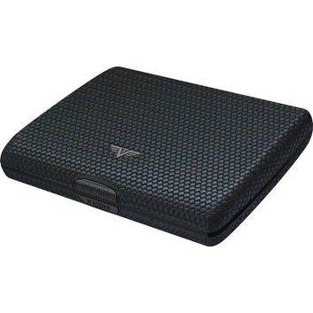TRU VIRTU Papers & Cards RAY - leather Diagonal Carbon Black