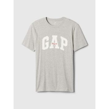GAP Tričko s logem Šedá