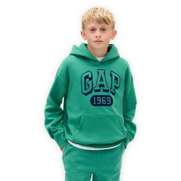 GAP 817627-03 Dětská mikina VintageSoft Zelená