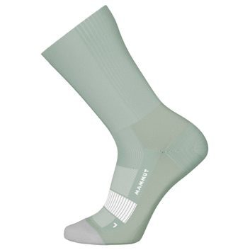 MAMMUT All-Mountain Targeted Cushion Merino Crew Socks silver sage-white