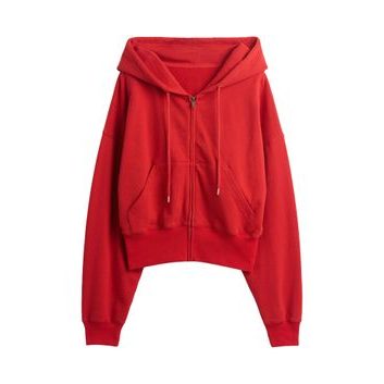 GAP Oversize mikina Heavyweight Červená