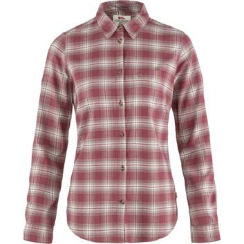 FJÄLLRÄVEN Övik Flannel Shirt W Mesa Purple-Fog