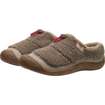 KEEN HOWSER III SLIDE WOMEN, brindle/brindle sherpa fleece