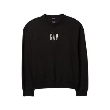 GAP Oversize mikina s logem Černá