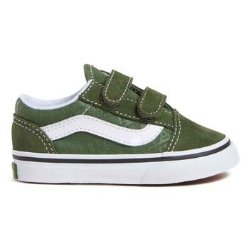 VANS Old Skool V LOGO Kids ALPINE GREEN