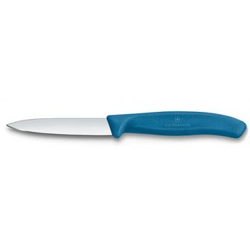 VICTORINOX Swiss Classic, paring knife, 8cm, straight, pointed tip, blue