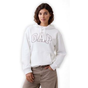 GAP 727420-08 Mikina s logem Bílá