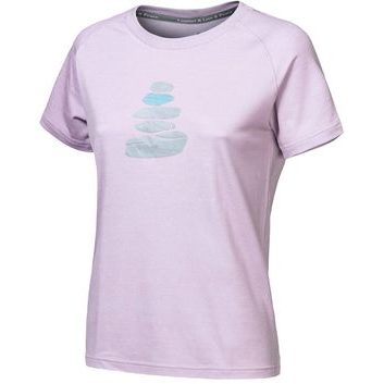 SENSOR MERINO BLEND STONE dámské triko kr.rukáv mystic violet