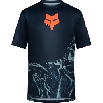 FOX Yth Ranger Ss Jrsy Img Print Arctic Blue