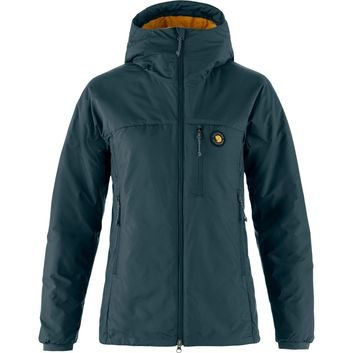 FJÄLLRÄVEN Bergtagen 60 Insulation Jkt W Mountain Blue-Mustard Yellow
