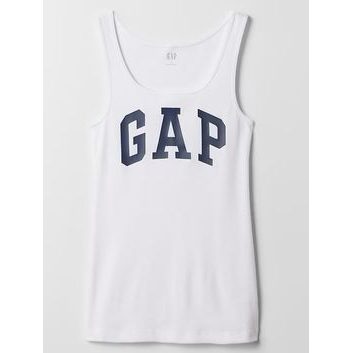 GAP Tílko s logem GAP Bílá