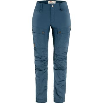 FJÄLLRÄVEN Keb Trousers Curved W Reg, Indigo Blue