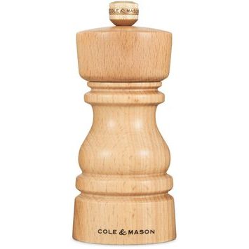 COLE&MASON London Precision+ přírodní buk 13 cm pepř