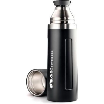 GSI OUTDOORS GLACIER 1L VACUUM BOTTLE BLACK