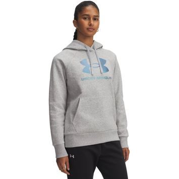 UNDER ARMOUR UA Rival Flc Shimmer Hdy-GRY