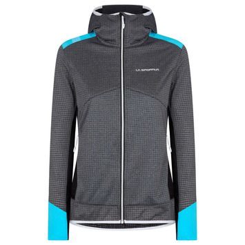 LA SPORTIVA Aequilibrium Thermal Hoody W, Black/Malibu Blue