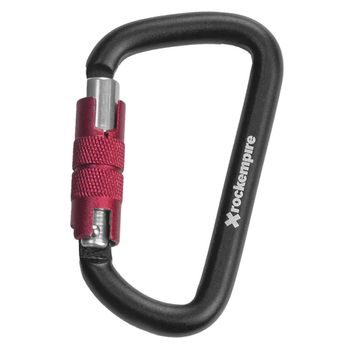 ROCK EMPIRE Auxiliary carabiner Al 2T, black