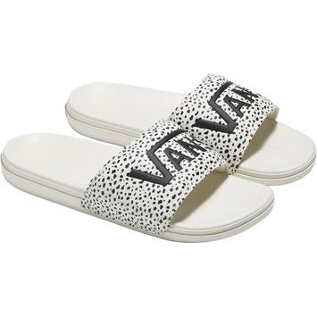 VANS WM La Costa Slide-On ANIMAL, MARSHMALLOW/BLACK