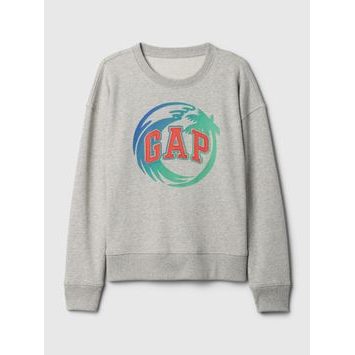 GAP Dětská mikina s logem Šedá