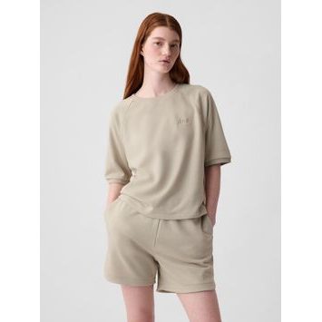 GAP 416419-03 Mikina s krátkým rukávem Béžová