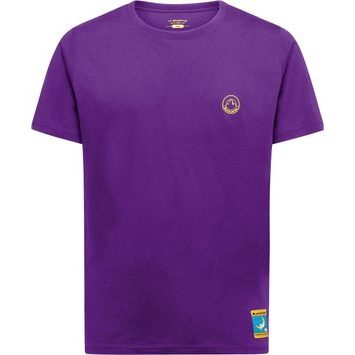 LA SPORTIVA Climbing on the Moon T-Shirt M Viola/Giallo