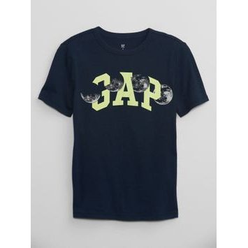 GAP 624336-03 Dětské tričko s potiskem Tmavě modrá