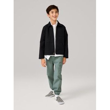 GAP 885828-00 Dětská bunda utility Černá