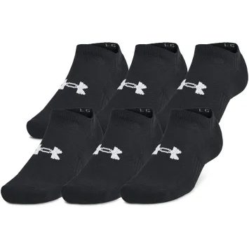 UNDER ARMOUR Unisex UA TC No Show (3 páry)-BLK