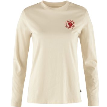 FJÄLLRÄVEN 1960 Logo T-shirt LS W, Chalk White