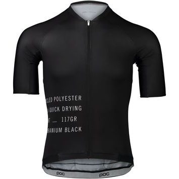 POC M's Pristine Print Jersey Uranium Black