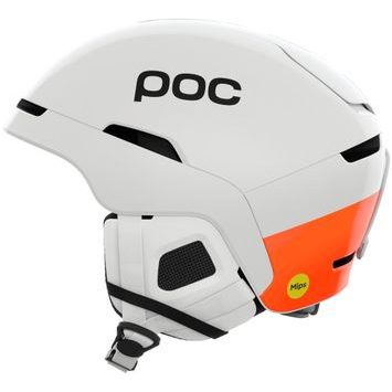 POC Obex MIPS Hydrogen White/Fluorescent Orange