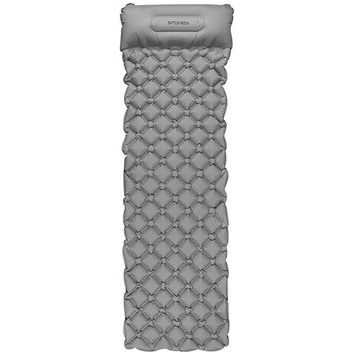 SPOKEY AIR BED PILLOW, 190 x 60 x 6 cm, R-Value 2.5, šedá