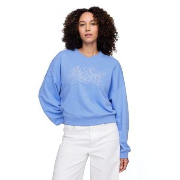 GAP Oversize mikina s logem Modrá