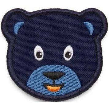 AFFENZAHN Velcro badge Bear - blue