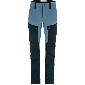 FJÄLLRÄVEN Keb Trousers W Dark Navy-Dawn Blue